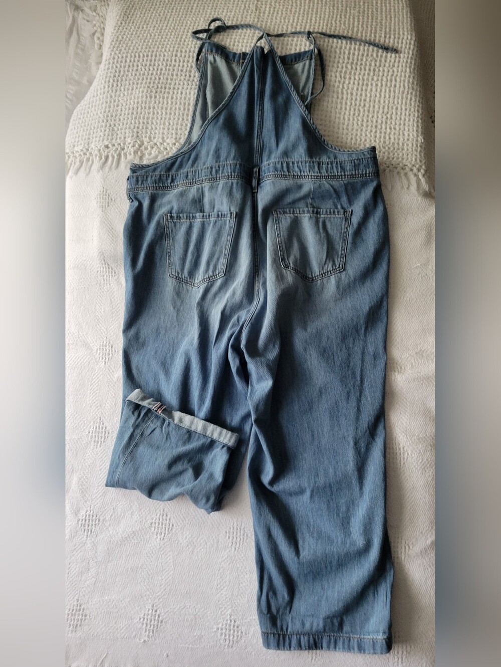 torrid Light Wash Denim Overalls - Picture 8 of 16